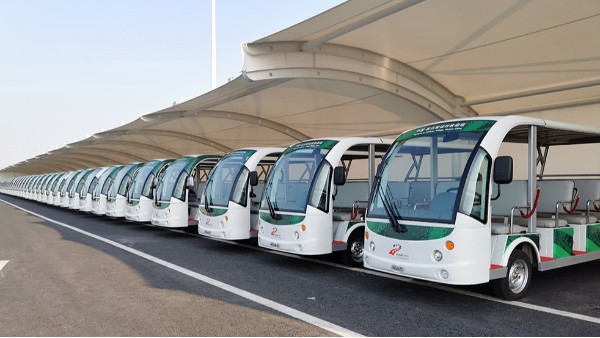 瑪西爾觀光車助力軍運會